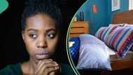 Worried newlywed wife raises alarm after checking husband's pillow at night to see scary tools