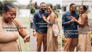 "I walked up to him": Very beautiful lady gets proposal from man she saw at wedding, romantic video goes viral