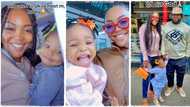 "We are now living our best lives": Lady takes her little daughter, moves to UK to be with her husband