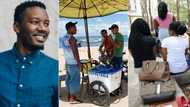 "You will bear the loss": Ice cream seller in shambles after disobeying client's order, people react