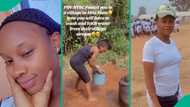 NYSC member posted to village in Abia state visits village stream to fetch water in hilarious video