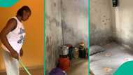 29-Year-Old Lady Finally Rents Her Own Apartment, Moves in With Bed And Few Utensils
