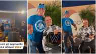 Sweet moment Hulk Hogan surprised young boy with down syndrome who wants to be a wrestler, video melts hearts
