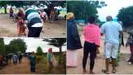 Videos capture emotional moment parents storm Kaduna school where bandits kidnapped students, some wail