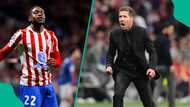Diego Simeone delivers verdict on Ademola Lookman after poor miss vs Arsenal