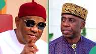 “Your wife is a trader, not an industrialist,” Wike silences Amaechi in trending interview