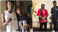 "Why won't God bless Davido?" Before and after photos of 30BG member who now looks rich spark reactions