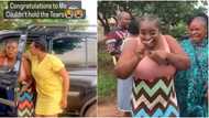 Actress Faith Ononiwu breaks down in tears as new car she just bought got delivered to her on movie set