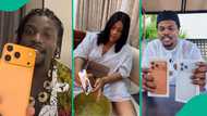 VDM vs Blord: Nkechi Blessing dips her iPhone 17 worth N3m in water to prove it’s not XR