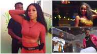 BBnaija housemate Mercy spotted in music video with singers Davido and Ichaba