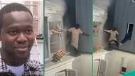 Brave man rescues 2 babies and 4 others from 6th floor of burning building, video wows many