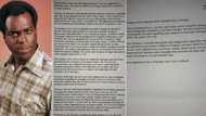 Nigerian man who applied for Schengen visa displays strong rejection letter Embassy served him
