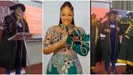 Olori Naomi bags honourary PhD title days after Ooni of Ife married a new wife, shares video as proof