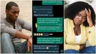 After introduction was done, Nigerian man shares chats his fiancee sent him, photos of messages go viral