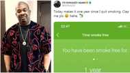 Don Jazzy celebrates milestone as he reveals he has stopped smoking for a year, Nigerians react