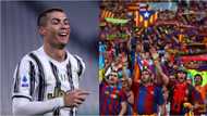 What Barcelona fans did when they spotted Ronaldo ahead of Champions League cracker with Juventus (video)