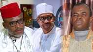 I didn't ask you to vote for Buhari: Father Mbaka reveals what God will do for Nnamdi Kanu in new year message