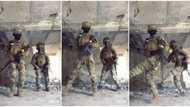Two soldiers in uniforms at 'war front' shows off fine legwork in uncompleted building, dance video goes viral