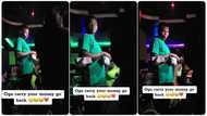 "Make I spend my house rent": Nigerian man spending cash at party gives PA funny bombastic side eye