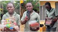 "I can make N10 million per month": Video shows Nigerian man who converts plastic wastes into bricks