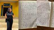 "Your handwriting is neat": Nigerian lady studying Chinese language in university posts her notebook in video