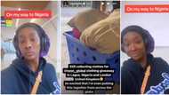 Davido’s alleged side chick Anita says she’s on her way to Nigeria, shares airport video: “This girl stubborn”