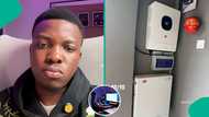 Man brags about 24/7 light after installing 6kVA solar inverter with lithium batteries
