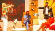 BBNaija reunion show: Omashola forced to apologize to Mercy Eke for calling her a prostitute in the house (videos)