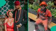 Patoranking returns online with sad post after late sister & husband's burial: "Village people"