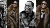Wizkid recreates Fela’s iconic fur coat photos, fans argue over who is more superior