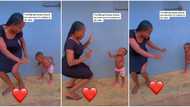 Future slay queen: Little girl copies mum, bends waist like her in video as they dance to Kizz Daniel's Buga