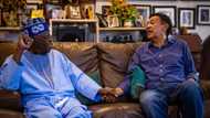 After return from APC consultation in UK, Tinubu visits ex-presidential aspirant