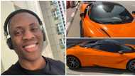 Young man shows off his new McLaren car worth N118m, Nigerians question the source of his wealth