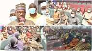 Breaking: 53 abducted passengers released, arrive Minna as Niger gov shares photos, video