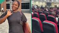 "First day in class": Lady in Port Harcourt Law School shares video of beautiful classroom setting