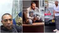 His head's shape changed; Reactions as Nigerian man shares abroad photos as he marks 4 years of moving to UK