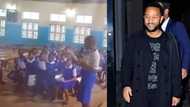 Kids in school uniforms scatter All of Me By John Legend, performs it in assembly hall, video stuns many