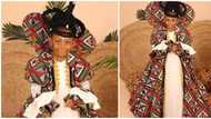 African royalty: Actress Osas Ighodora's daughter marks 5th birthday in regal ankara dress