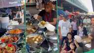 Video as crowd of oyinbos line up to buy from Nigerian lady who opened 'mama put' in Australia