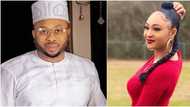 Nigerians react as Tonto Dikeh's ex-hubby reveals he's been married to Rosy Meurer for 2 years