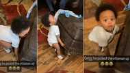 "What is he eating?" Parents shocked as little boy lifts couch with bare hands, video goes viral