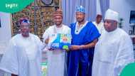 Yusuf Buhari ya gana da gwamna Radda bayan sayen fom din takara a Katsina