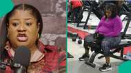 Nkechi Blessing shares action she took against lady behind her viral gym pics: "I found her"