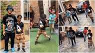 Wizkid's son Tife 'scatters' dance floor with 'gbese' moves as Poco Lee teaches him in viral video