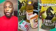 Nigerian corps member gets bag of rice, groundnut oil and other foodstuffs as Christmas package