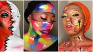 Beauty in colours: 10 mind-blowing face artworks by talented Ghanaian makeup artist