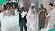 Chivido2025: Chioma's arrival and entrance as she walks down the aisle with Davido trends