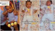 "She shine eyes": Lady shows little niece who wakes up anytime she hears money, video trends
