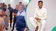 Moses Bliss gets emotional as he meets American preacher Bishop TD Jakes, goes on his knees in video