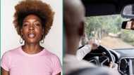 "They're for the less privileged": Lady in pain as she calls out driver for making away with package